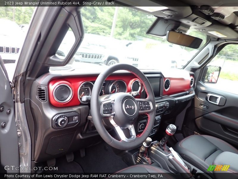Front Seat of 2023 Wrangler Unlimited Rubicon 4x4