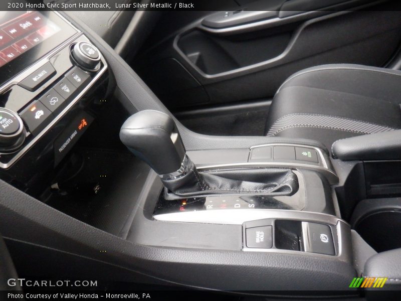 Lunar Silver Metallic / Black 2020 Honda Civic Sport Hatchback