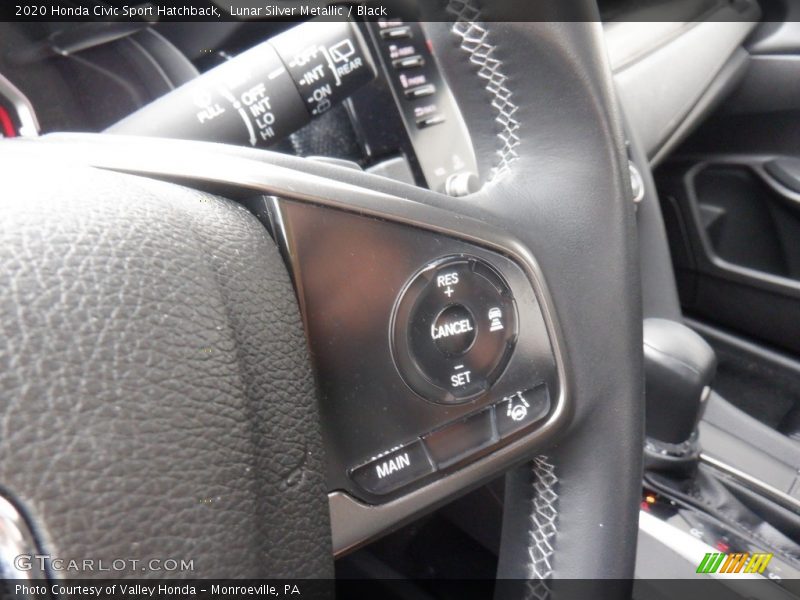 Lunar Silver Metallic / Black 2020 Honda Civic Sport Hatchback
