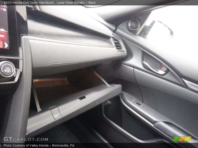 Lunar Silver Metallic / Black 2020 Honda Civic Sport Hatchback