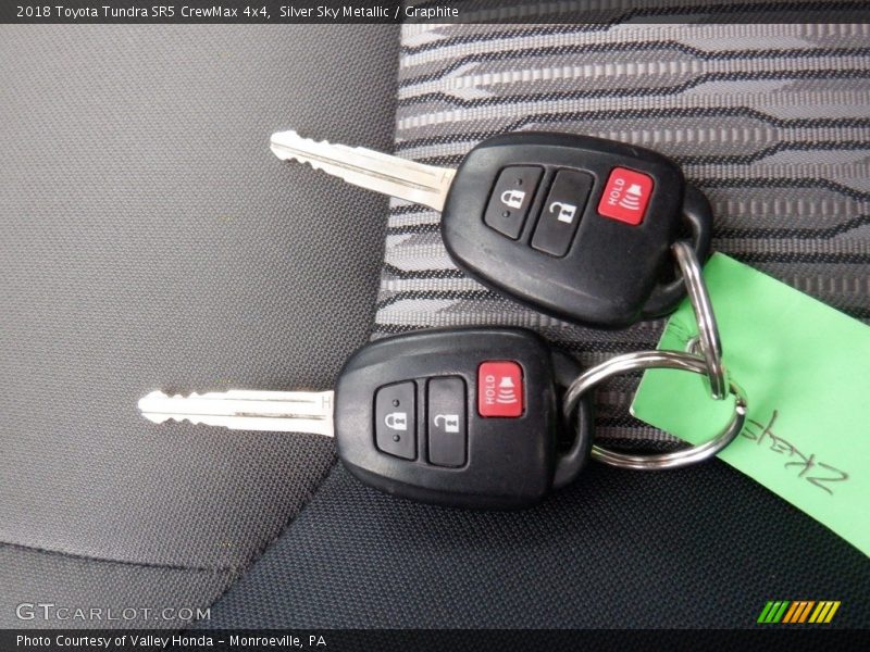 Keys of 2018 Tundra SR5 CrewMax 4x4