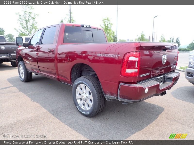 Delmonico Red Pearl / Black 2023 Ram 2500 Laramie Crew Cab 4x4