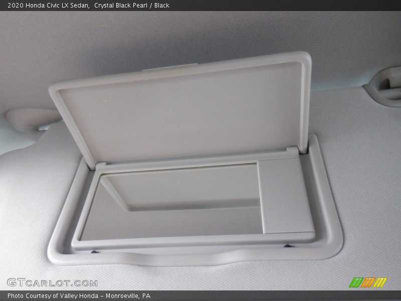 Crystal Black Pearl / Black 2020 Honda Civic LX Sedan