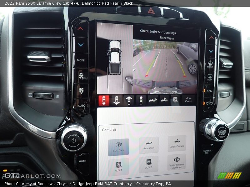 Controls of 2023 2500 Laramie Crew Cab 4x4