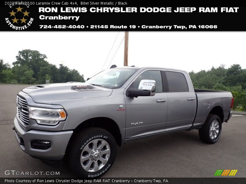 Billet Silver Metallic / Black 2023 Ram 2500 Laramie Crew Cab 4x4