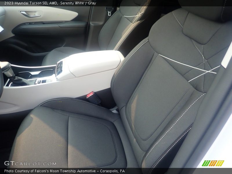 Serenity White / Gray 2023 Hyundai Tucson SEL AWD