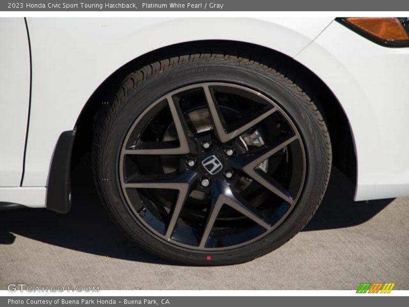 Platinum White Pearl / Gray 2023 Honda Civic Sport Touring Hatchback