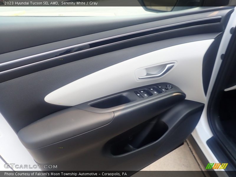 Serenity White / Gray 2023 Hyundai Tucson SEL AWD