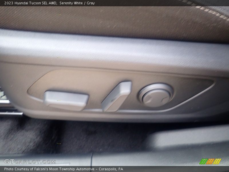 Serenity White / Gray 2023 Hyundai Tucson SEL AWD