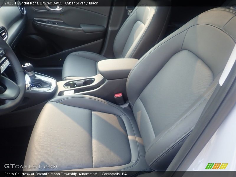 Cyber Silver / Black 2023 Hyundai Kona Limited AWD