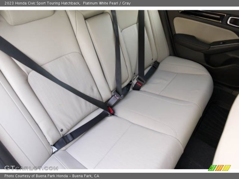 Platinum White Pearl / Gray 2023 Honda Civic Sport Touring Hatchback