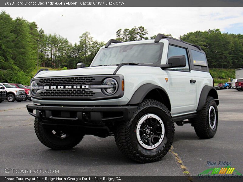 Cactus Gray / Black Onyx 2023 Ford Bronco Badlands 4X4 2-Door