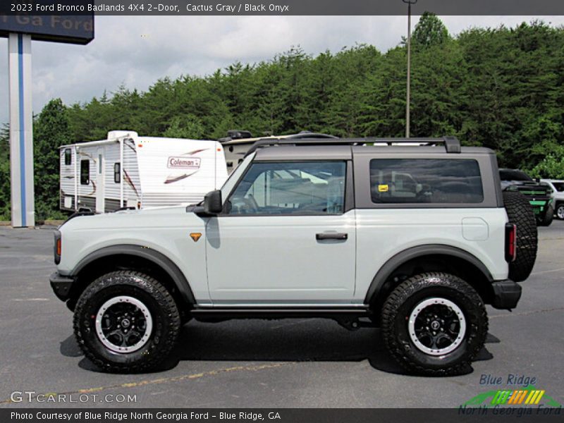 Cactus Gray / Black Onyx 2023 Ford Bronco Badlands 4X4 2-Door