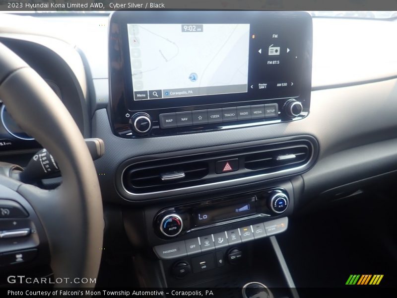 Cyber Silver / Black 2023 Hyundai Kona Limited AWD