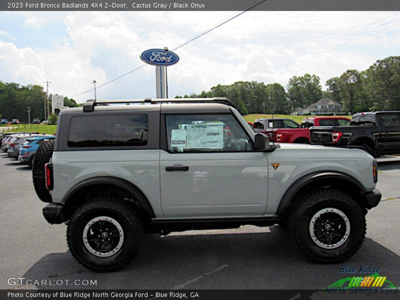Cactus Gray / Black Onyx 2023 Ford Bronco Badlands 4X4 2-Door