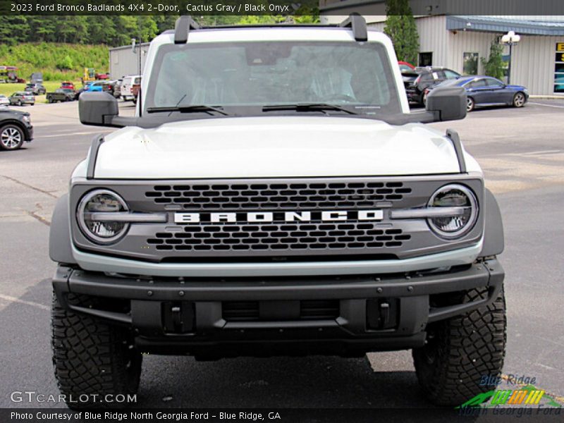 Cactus Gray / Black Onyx 2023 Ford Bronco Badlands 4X4 2-Door