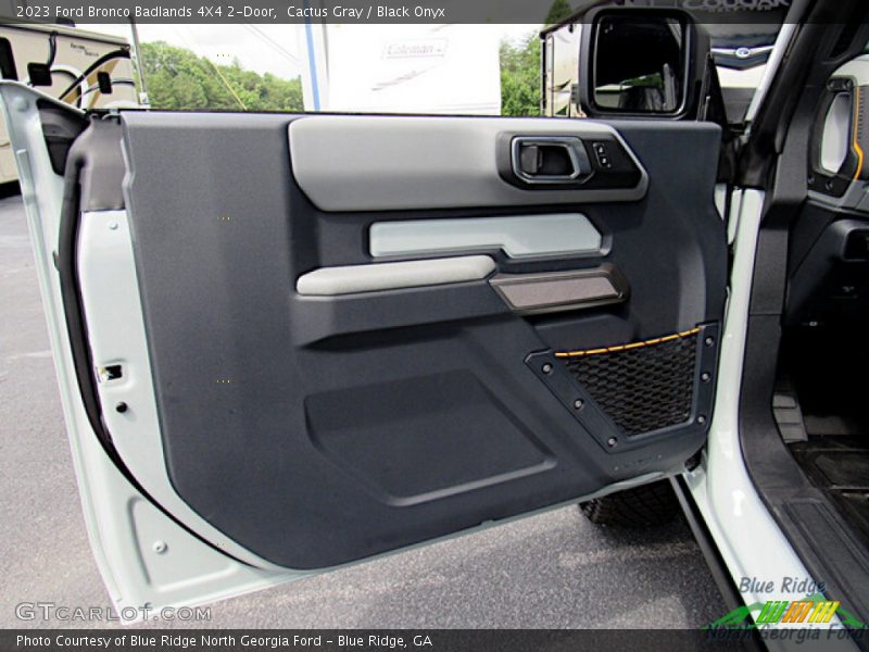Cactus Gray / Black Onyx 2023 Ford Bronco Badlands 4X4 2-Door