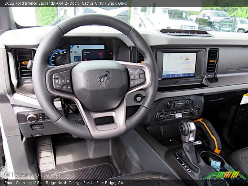 Cactus Gray / Black Onyx 2023 Ford Bronco Badlands 4X4 2-Door