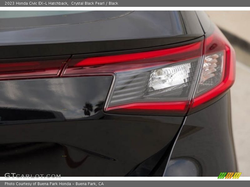Crystal Black Pearl / Black 2023 Honda Civic EX-L Hatchback