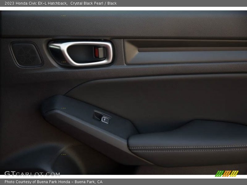 Crystal Black Pearl / Black 2023 Honda Civic EX-L Hatchback