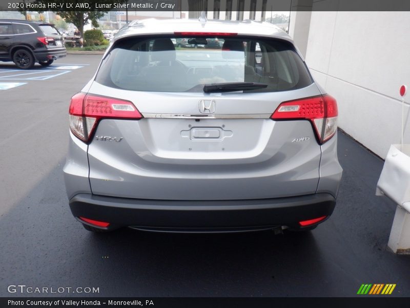 Lunar Silver Metallic / Gray 2020 Honda HR-V LX AWD