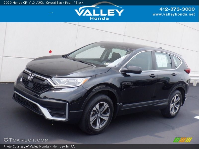 Crystal Black Pearl / Black 2020 Honda CR-V LX AWD