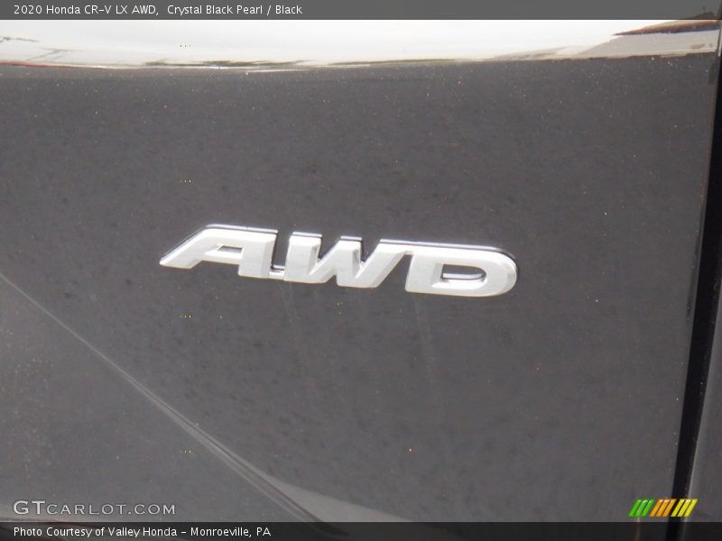 Crystal Black Pearl / Black 2020 Honda CR-V LX AWD