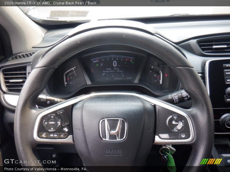 Crystal Black Pearl / Black 2020 Honda CR-V LX AWD
