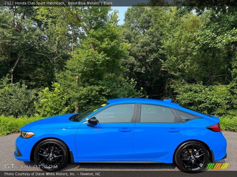  2022 Civic Sport Hatchback Boost Blue Metallic