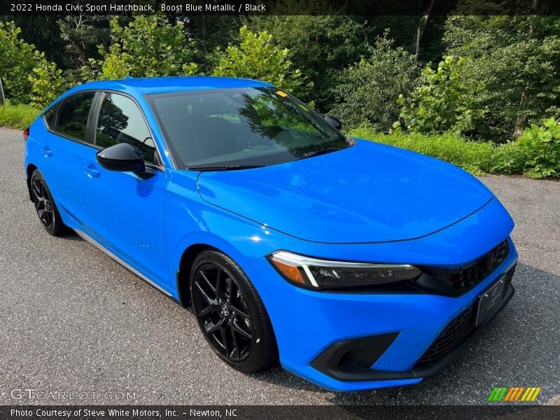 Front 3/4 View of 2022 Civic Sport Hatchback