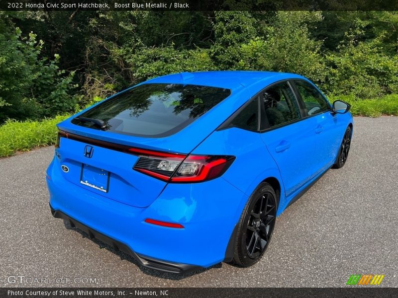 Boost Blue Metallic / Black 2022 Honda Civic Sport Hatchback