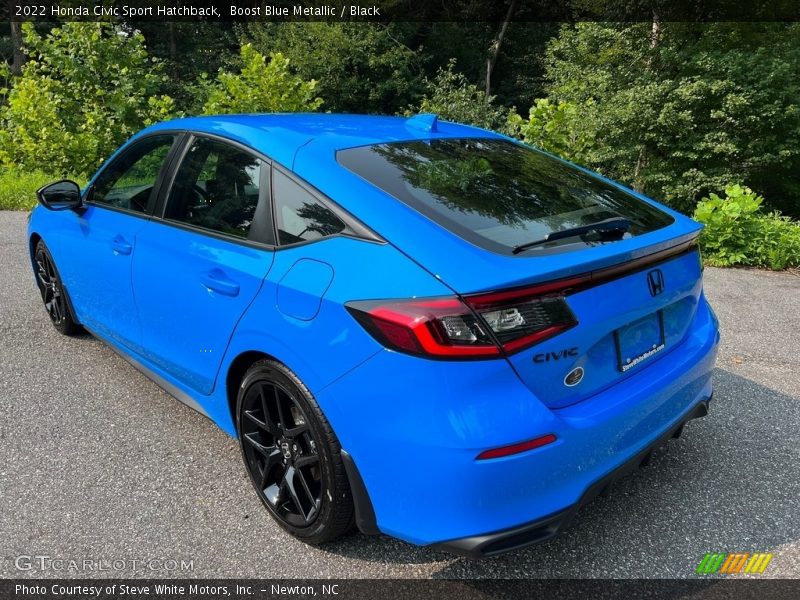  2022 Civic Sport Hatchback Boost Blue Metallic