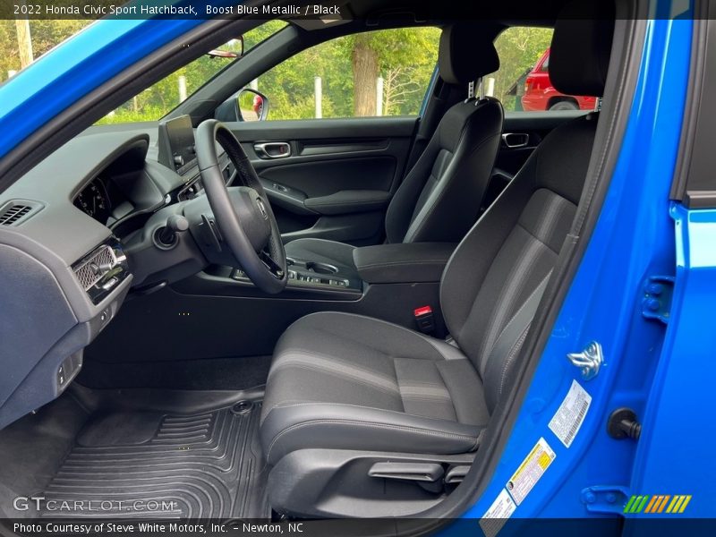 Front Seat of 2022 Civic Sport Hatchback