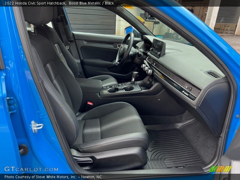 Front Seat of 2022 Civic Sport Hatchback