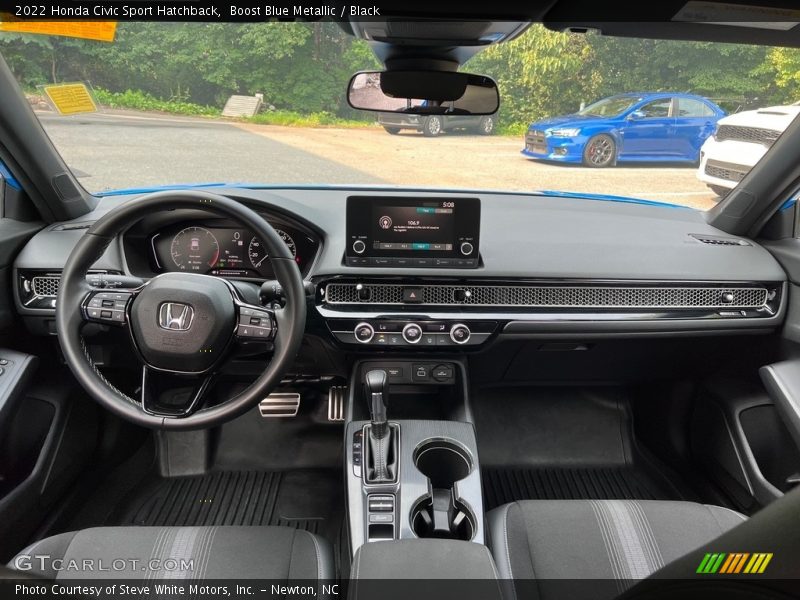  2022 Civic Sport Hatchback Black Interior
