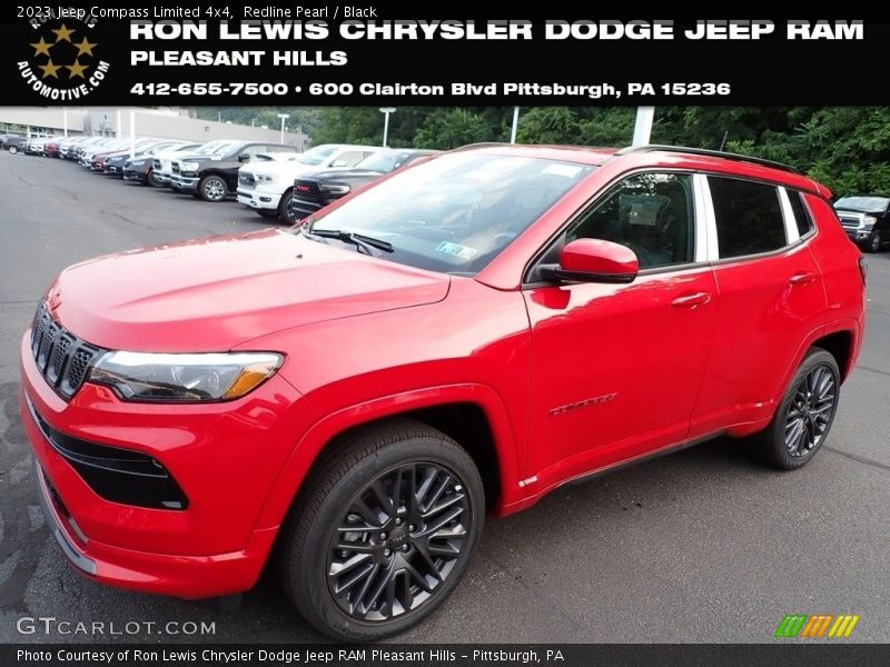 Redline Pearl / Black 2023 Jeep Compass Limited 4x4