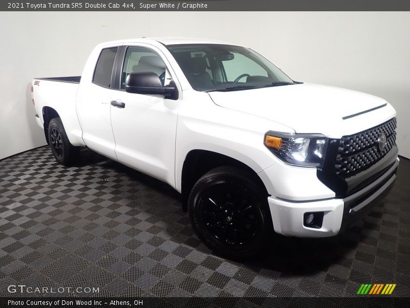 Super White / Graphite 2021 Toyota Tundra SR5 Double Cab 4x4
