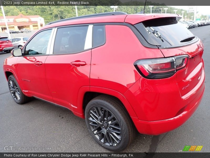 Redline Pearl / Black 2023 Jeep Compass Limited 4x4