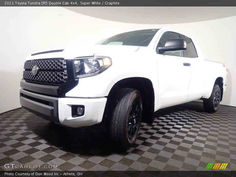 Super White / Graphite 2021 Toyota Tundra SR5 Double Cab 4x4