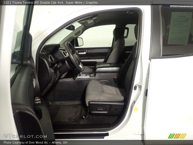 Super White / Graphite 2021 Toyota Tundra SR5 Double Cab 4x4