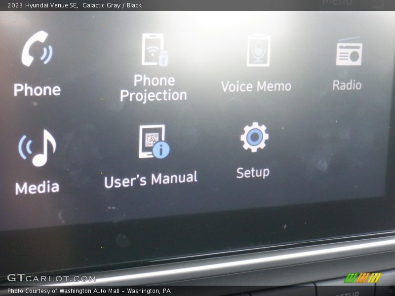 Galactic Gray / Black 2023 Hyundai Venue SE