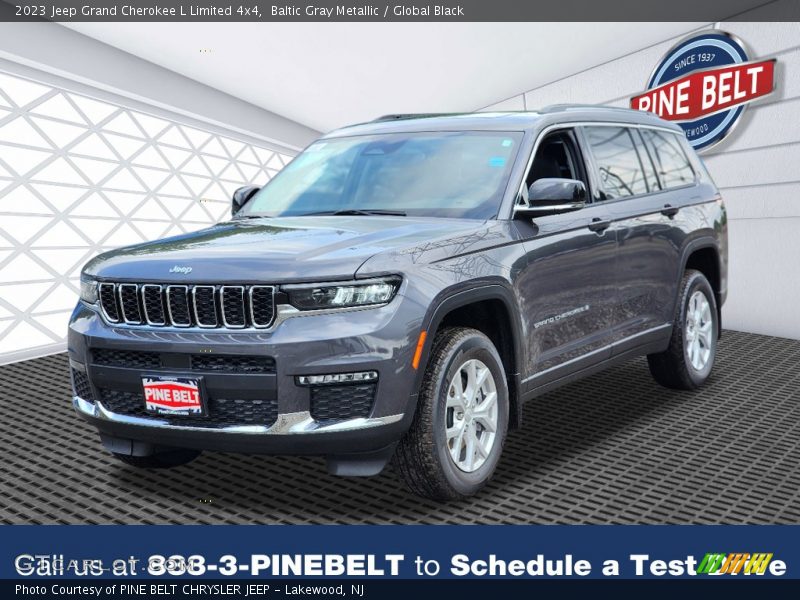 Baltic Gray Metallic / Global Black 2023 Jeep Grand Cherokee L Limited 4x4