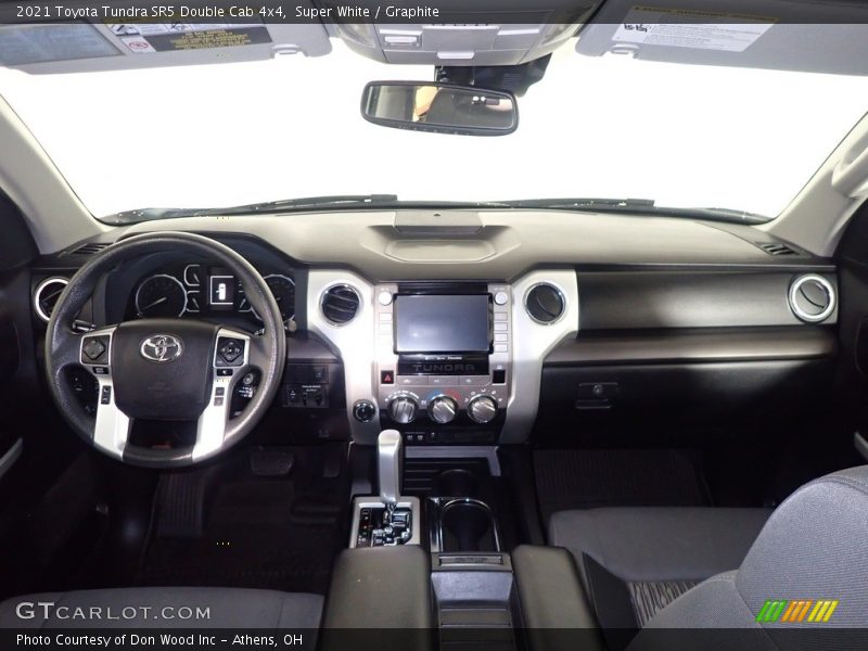 Super White / Graphite 2021 Toyota Tundra SR5 Double Cab 4x4