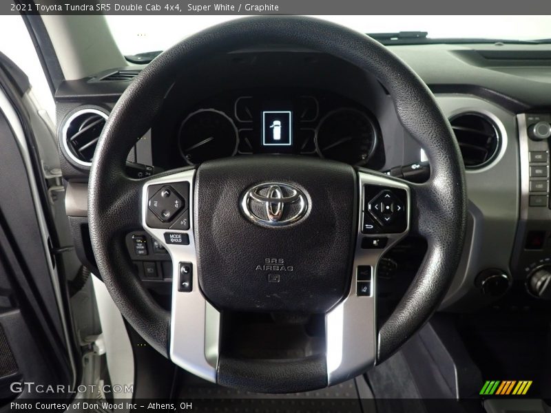 Super White / Graphite 2021 Toyota Tundra SR5 Double Cab 4x4