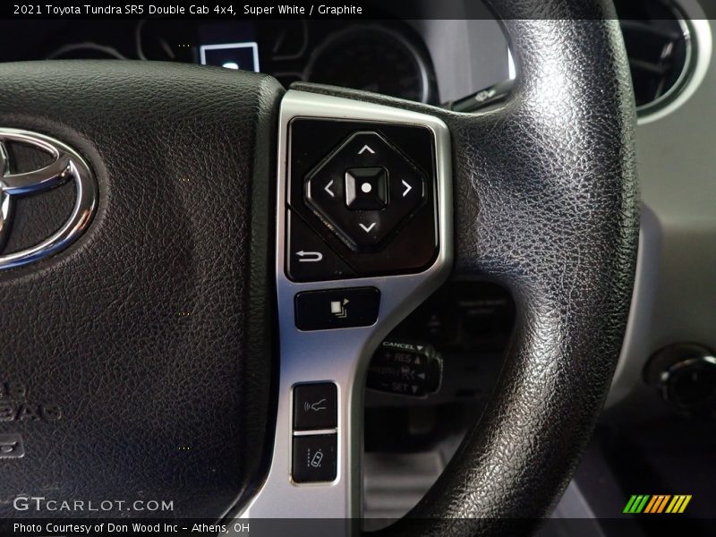 Super White / Graphite 2021 Toyota Tundra SR5 Double Cab 4x4