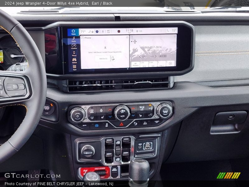 Controls of 2024 Wrangler 4-Door Willys 4xe Hybrid