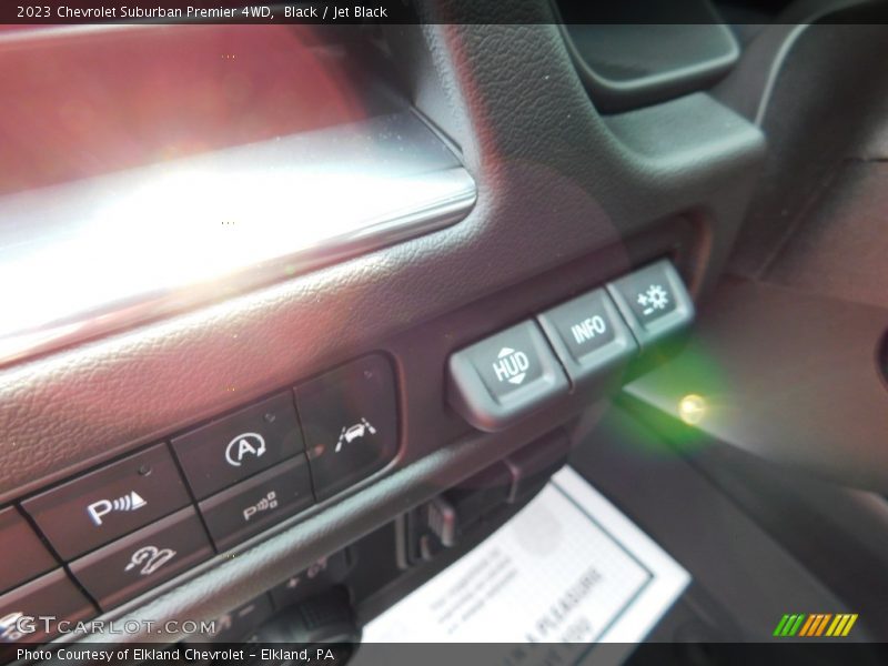 Controls of 2023 Suburban Premier 4WD