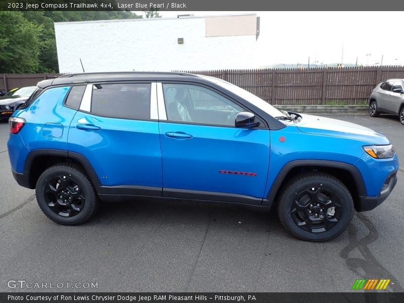 Laser Blue Pearl / Black 2023 Jeep Compass Trailhawk 4x4