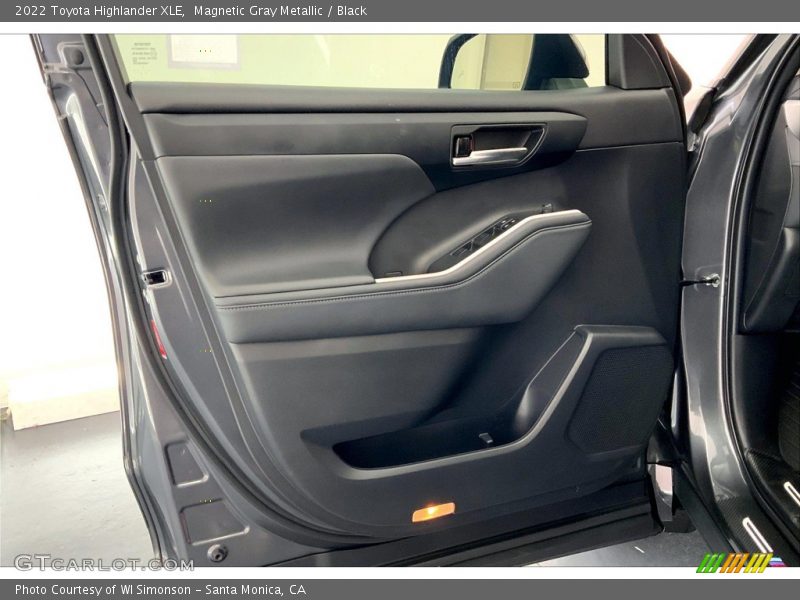 Door Panel of 2022 Highlander XLE