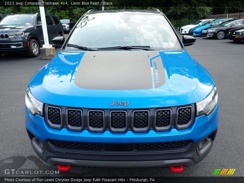 Laser Blue Pearl / Black 2023 Jeep Compass Trailhawk 4x4
